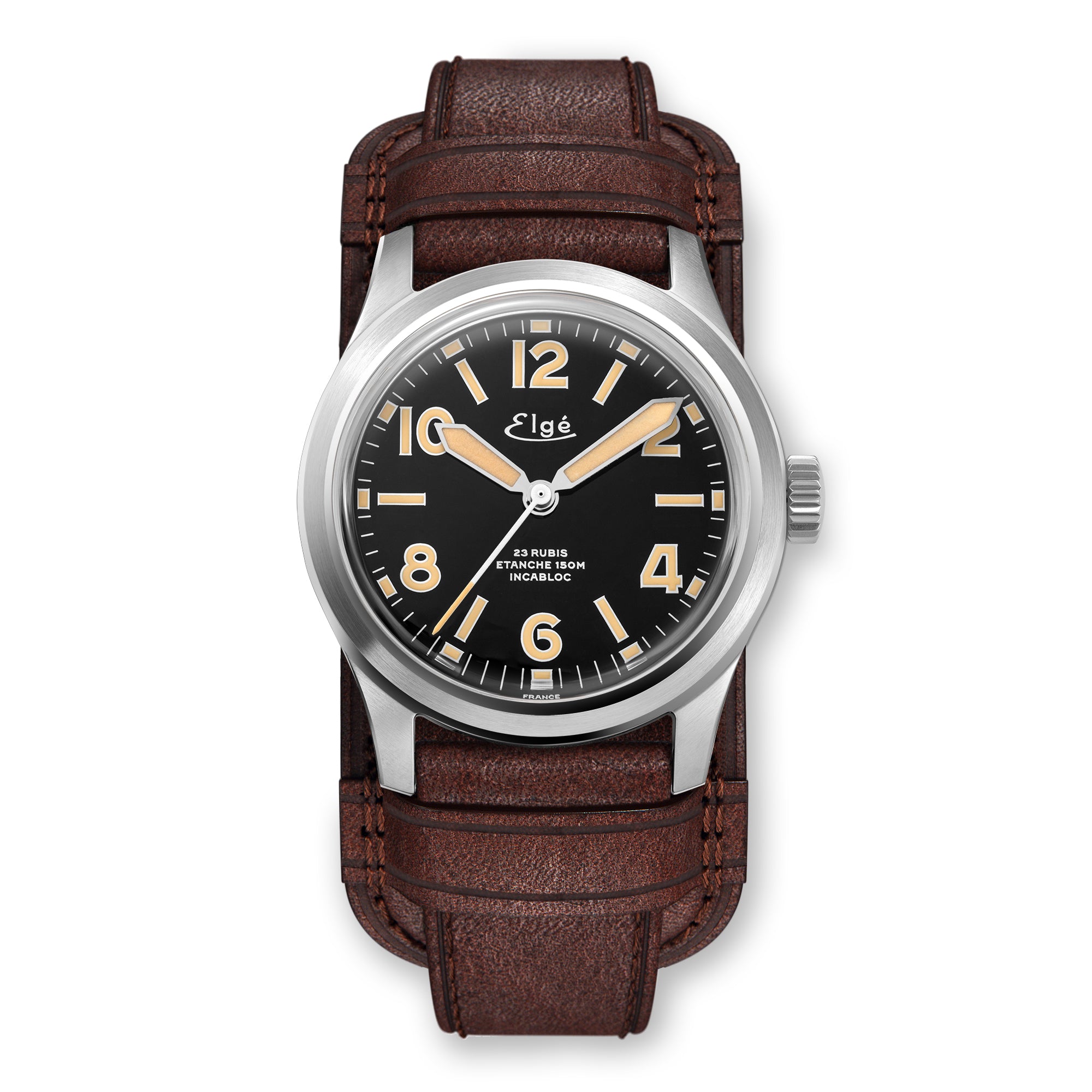 Chamonix Automatic Watch - Brown Leather Strap