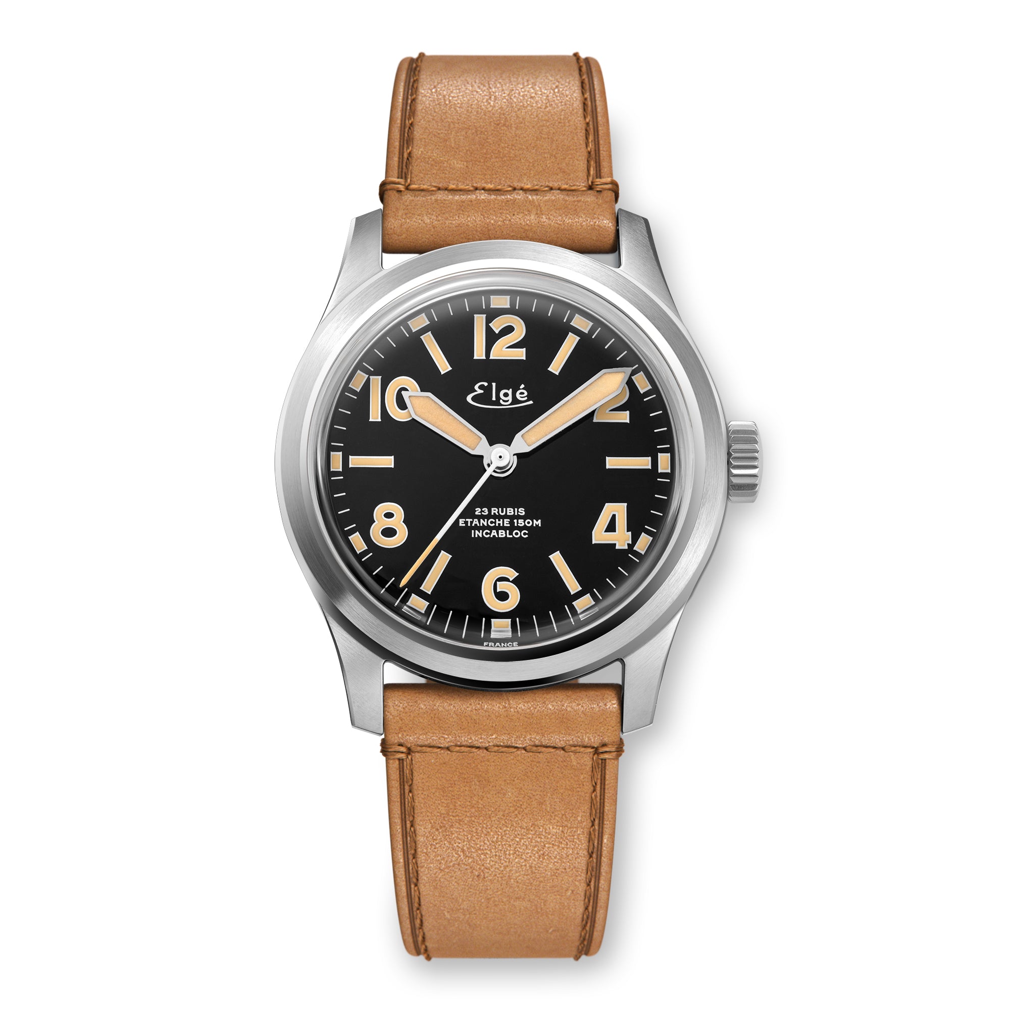 Chamonix Automatic Watch - Tanned Leather Strap