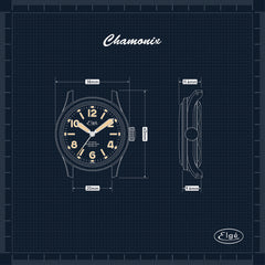 Chamonix Automatic Watch - Tanned Leather Strap