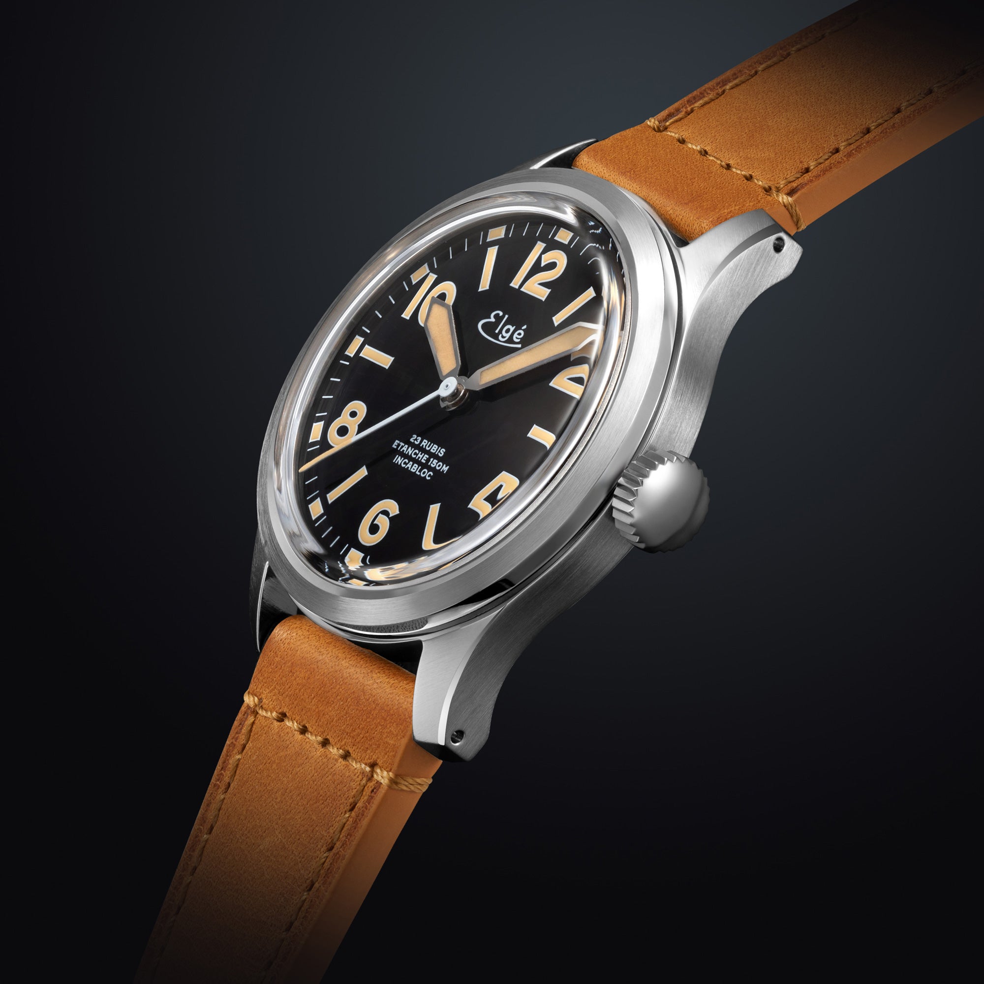 Chamonix Automatic Watch - Tanned Leather Strap